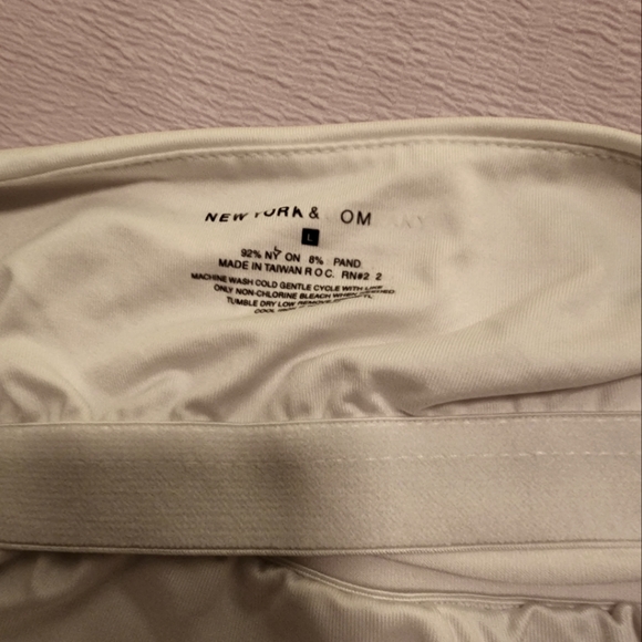 White Cami with built-in bra.  I have two exact ones. - Picture 2 of 4